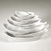 Pillivuyt Porcelain 9-1/2-by-5-1/2-Inch Oval-Eared Dish