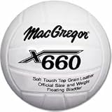 MacGregor X660 Leather Cover Volleyball
