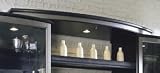 Home Elegance 8097-60 Contemporary Wall Unit Entertainment Center Bridge