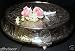 Glittering Silver Wedding Cake Stand Tapered 18" Round