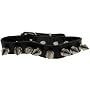 1 Row of Spikes Shaped Studs Leather Wrist Band Bracelet.