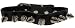 1 Row of Spikes Shaped Studs Leather Wrist Band Bracelet.