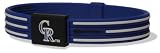 Phiten MLB Authentic Bracelet, Colorado Rockies, Large (7.5 Inches)