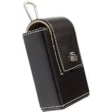 KRUSELL 48176 Polaris Camera Case (Black/Beige Stitching)