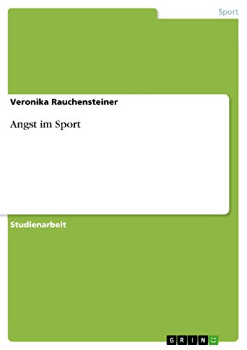 Angst im Sport (German Edition)