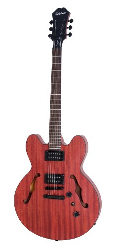 Epiphone Dot Studio Archtop Electric Guitar Worn Cherry