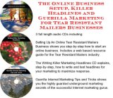 The Online Business Setup, Killer Headlines, Guerilla Marketing for Tear Resistant Mailers Businesses