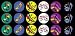 Hayes School Publishing CHS315 Music Chart Seals- Set of 720 7/16'' Stickers