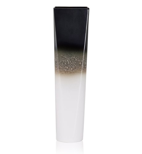 Reactive Glaze Square Ceramic Vase