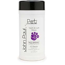 John Paul Pet Tooth & Gum Wipes (45 Sheets)