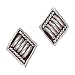 Southwestern Native American Rectangular Earrings by Navajo Artist Tommy Charley, #TP170