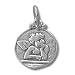 Guardian Angel Sterling Silver Charm Pendant