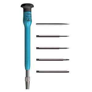 Moody Tools 58-0305 6pc Sngl Hndl Slot Awl Mini Ant-Statc Scrwdr Set by Moody