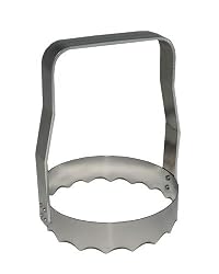Rada Cutlery Serrated Food Chopper, Aluminum, Kwik-Kut, Made in USA (R115S)