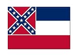 Mississippi State Flag Fridge Magnet