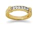 0.24 Diamond Wedding band in 14k Yellow Gold