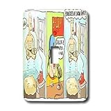 Londons Times Funny Society Cartoons - Metaphysical Talk Radio - Light Switch Covers - single toggle switch
