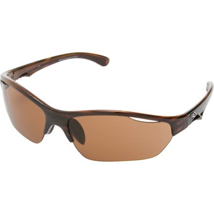Ryders Eyewear Quench Sunglasses, Brown Stripe Frame/Brown Lens