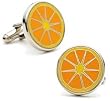 Orange Slice Cufflinks