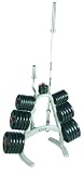 TKO Olympic Weight Plate and Bar Tree - Organize your gym!
