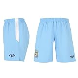 Umbro Manchester City Home Shorts 2011 2012 Blue Moon Medium