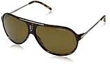 UPC 716737103883 product image for Carrera Hot/P/S Polarized Aviator Sunglasses,Green Havana & Silver Frame/Brown P | upcitemdb.com