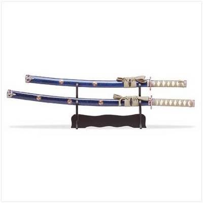 2 PIECE SAMURAI SWORDS/SCABBARDS