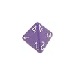 Chessex Opaque 16mm Purple and white d4