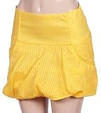 Yellow Pinstripe Skirt