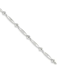 14k White Gold Diamond Bracelet, Best Quality Free Gift Box Satisfaction Guaranteed