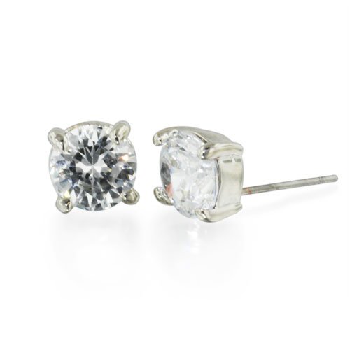 Big Cz Stud Crystal Earrings