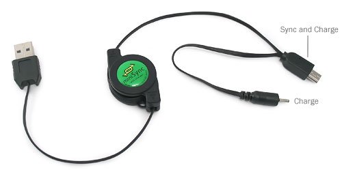 Electronics: Nokia N800 miniSync Retractable Cable