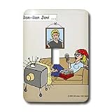 Londons Times Famous People Places Books Cartoons - Bon Bon Jovi - Light Switch Covers - single toggle switch