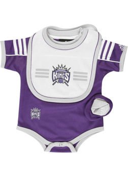 Sacramento Kings Team Color Creeper with Bib and Booties