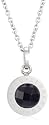 Jewels by Leonardo Classic Damenkette Edelstahl + Glas 52cm klein Matrix 011507
