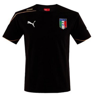 Italien T-Shirt 2010 schwarz, Größe: XS