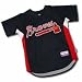Atlanta Braves Authentic MLB Cool Base Batting Practice Jersey by Majestic Athletic (Navy)
