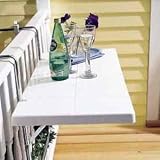Kettler - 3950-840 - Folding Balcony and Deck Table Outdoor Patio Furniture - White - 33.5 in.