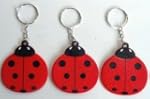 Porte cl�s coccinelle ( lot de 12 )