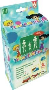 TravelJohn Junior Disposable Urinal - Pack of 6 by TravelJohn Products