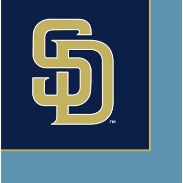 San Diego Padres Lunch Napkins 24ct