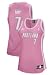 Toronto Raptors Chris Bosh Pink Wave Woman's Jersey, Size= Large