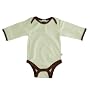 Organic Long Sleeve Basic Bodysuit by Baby Soy (0-3 months, Tea)