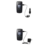 Essential Kit for the Samsung SGH-E780 - includes Car and Wall Charger with Rapid Charge Technology - Gomadic Brand w/ TipExchange Technology