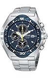 Pulsar Men's Chronograph-Alarm Stainless Steel Watch #PF3647
