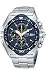 Pulsar Men's Chronograph-Alarm Stainless Steel Watch #PF3647