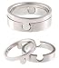 Omega Stainless Steel Puzzle Ring Unisex NEW Sizes 6-12 Omega Stainless Steel Puzzle Ring Unisex NEW Sizes 6-12