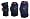 Kinder Skateboard Inliner Inlineskates Schützer Gr. XXS bis 25KG Protektoren SET SCHWARZ 6 tlg. Arm,-Bein- und Ellenbogenschützer