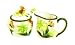 BUTTERFLY 3-D Creamer & Sugar Jar Set w/Sugar Spoon *NEW*