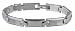 Sabona 35880 Tungsten Carbide Slimline Magnetic Bracelet, Extra Large